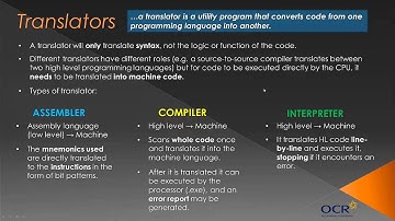 OCR GCSE Computing: Programming Languages - Topic 20 [OLD COURSE]