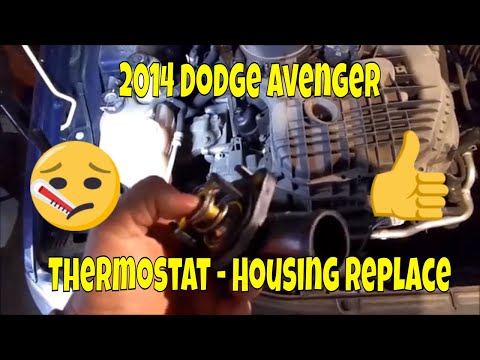 2014-dodge-avenger-thermostat-and-housing-replace