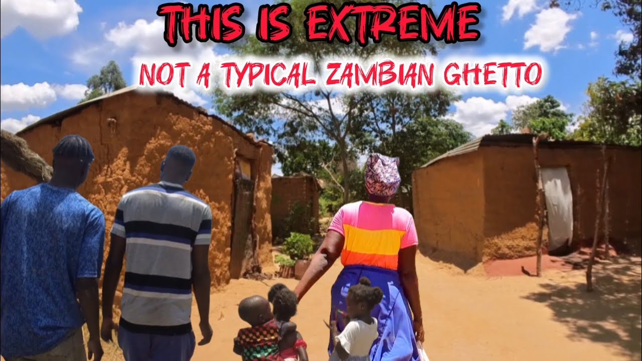 property reveal of Ngwerere ghetto neighborhood in Lusaka Zambia