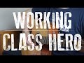 How To Play "Working Class Hero" by John Lennon | Easy Guitar Tutorial, Simple 3-chord Song