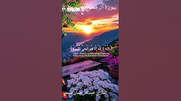 ﴿ ألم اللَّهُ لَا إِلَٰهَ إِلَّا هُوَ الْحَيُّ الْقَيُّومُ ﴾   سورة آل عمران    #قرآن#اكسبلور#تلاوات