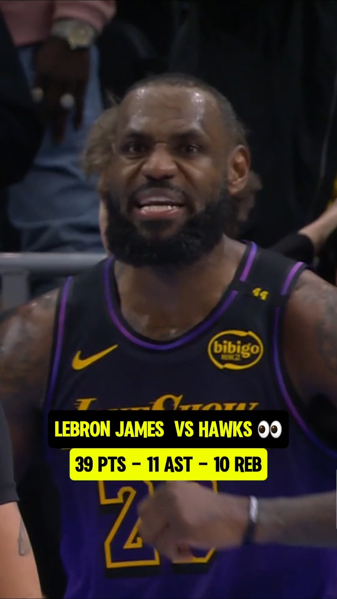 LeBron was HOOPING!??