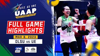 DLSU vs. UE round 1 highlights | UAAP Season 85 Women’s Volleyball - March 8, 2023