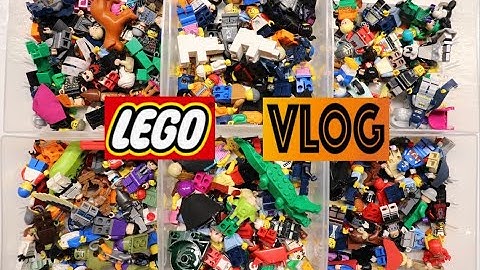 LEGO VLOG #104 / Lots of Trees + Plants / Backlog Busters / Organizing Bricklink BrickOwl Store
