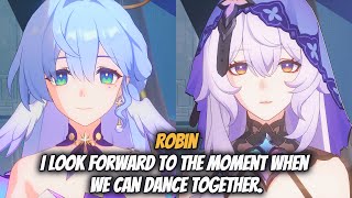 Robin wants to dance with Black Swan [ Robin Voice Lines ] - Honkai Star Rail 2.2