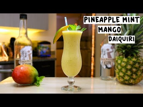 pineapple-mint-mango-daiquiri