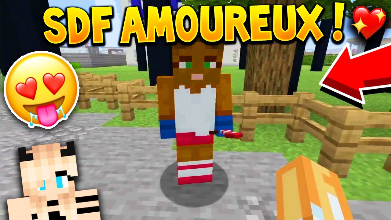 UN SDF AMOUREUX D'UNE FILLE MINECRAFT ! ️ COURT METRAGE FILM RP