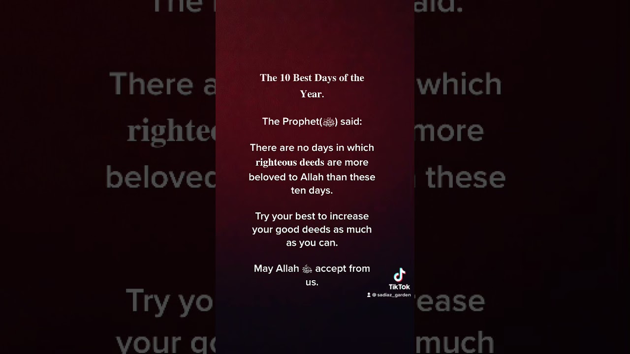 Best 10 days - YouTube