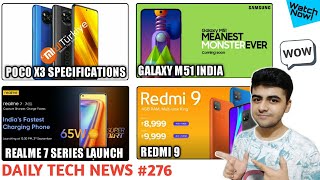 Poco x3 first look & specifications, realme 7 series india launch
date, galaxy m51 launch, redmi 9 - tech news #276 like share subscribe
#pocox3 #realm...