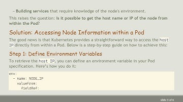 How to Get the Host Name of the Node Running a Kubernetes Pod