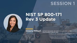 NIST SP 800171 Rev 3 Update by Victoria Pilliteri