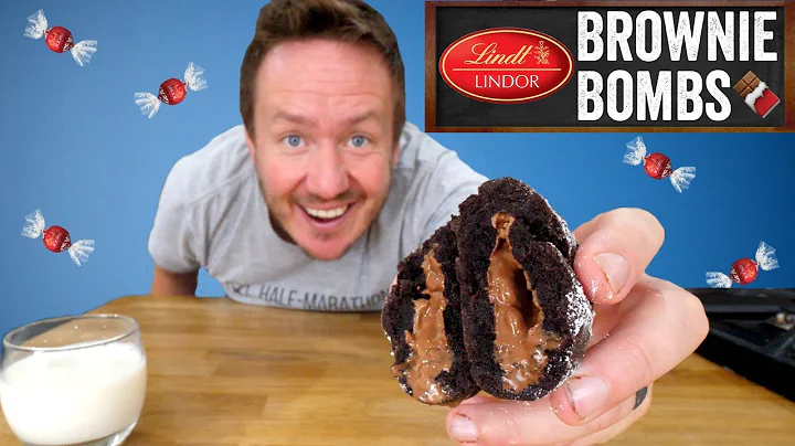 Lindor Chocolate Brownie Bombs