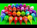 Rainbow Slime EGGS – Look🌈 Slime with Mini Eggs, Droplet! ASMR Satisfying Slime Surprise