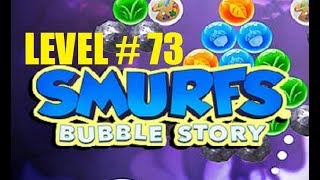 smurf bubble story game level 73 | the lost smurfs disney, smurfs village game screenshot 5