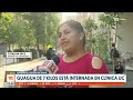 Guagua de 7 kilos es trasladada a Santiago: empeoró su estado de salud