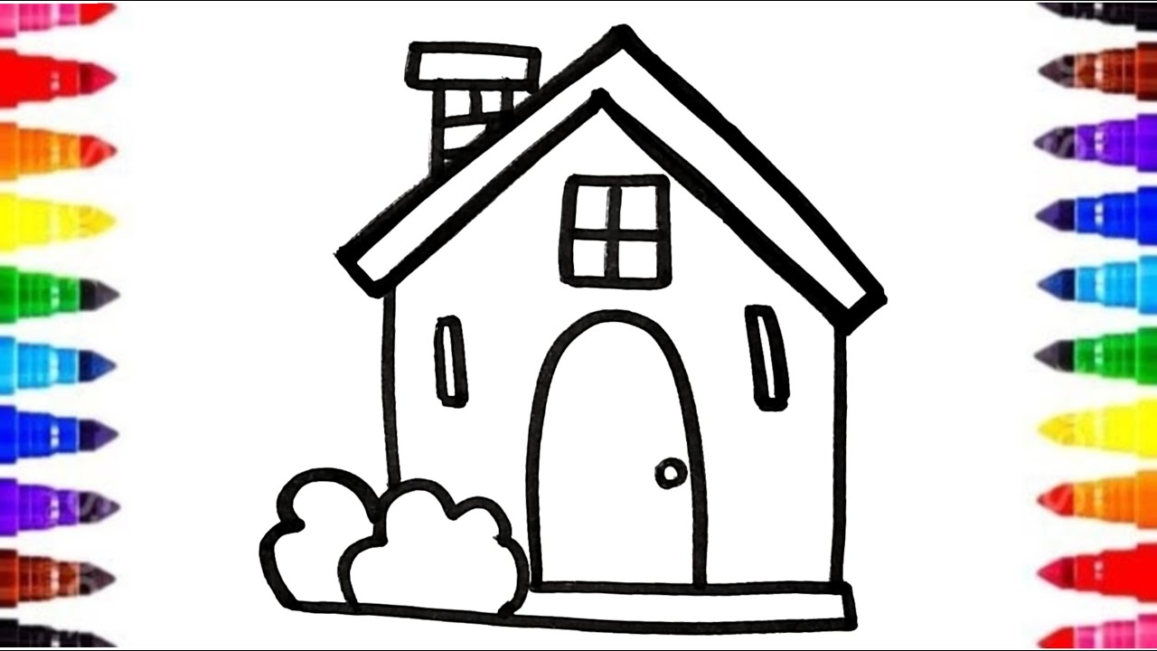 LIVE| Learn to Draw and Color House 🏡 and more Drawing, Painting & Coloring for kids & toddlers