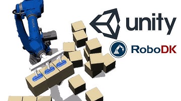 Robot Moving Boxes with Physics - Unity Simulation | ngen squared
