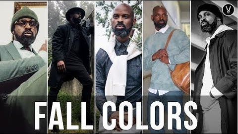 5 Fall Color Combinations For Dark Complexion Men Part 1 | The StyleJumper