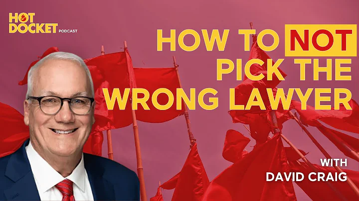 David Craig on How to Pick The Right Attorney & The Blueprint to Scale a Trial Firm