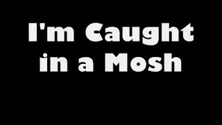 Caught in a Mosh | Anthrax | lyrics on screen