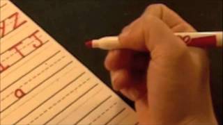 Learn To Write Lower Case A - 学写英文字母