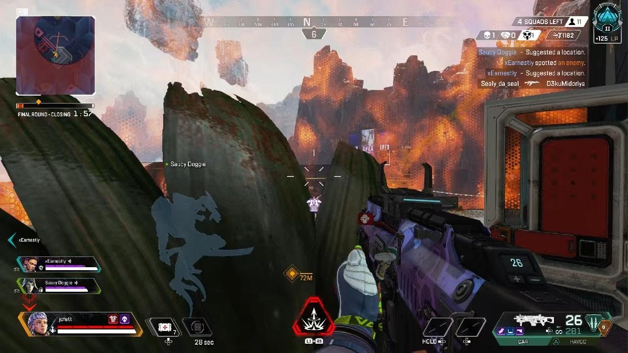 Be 1 w/ the plant 🌿 hidden spot 💀 Apex Legends Valk 👑 Ranked - YouTube