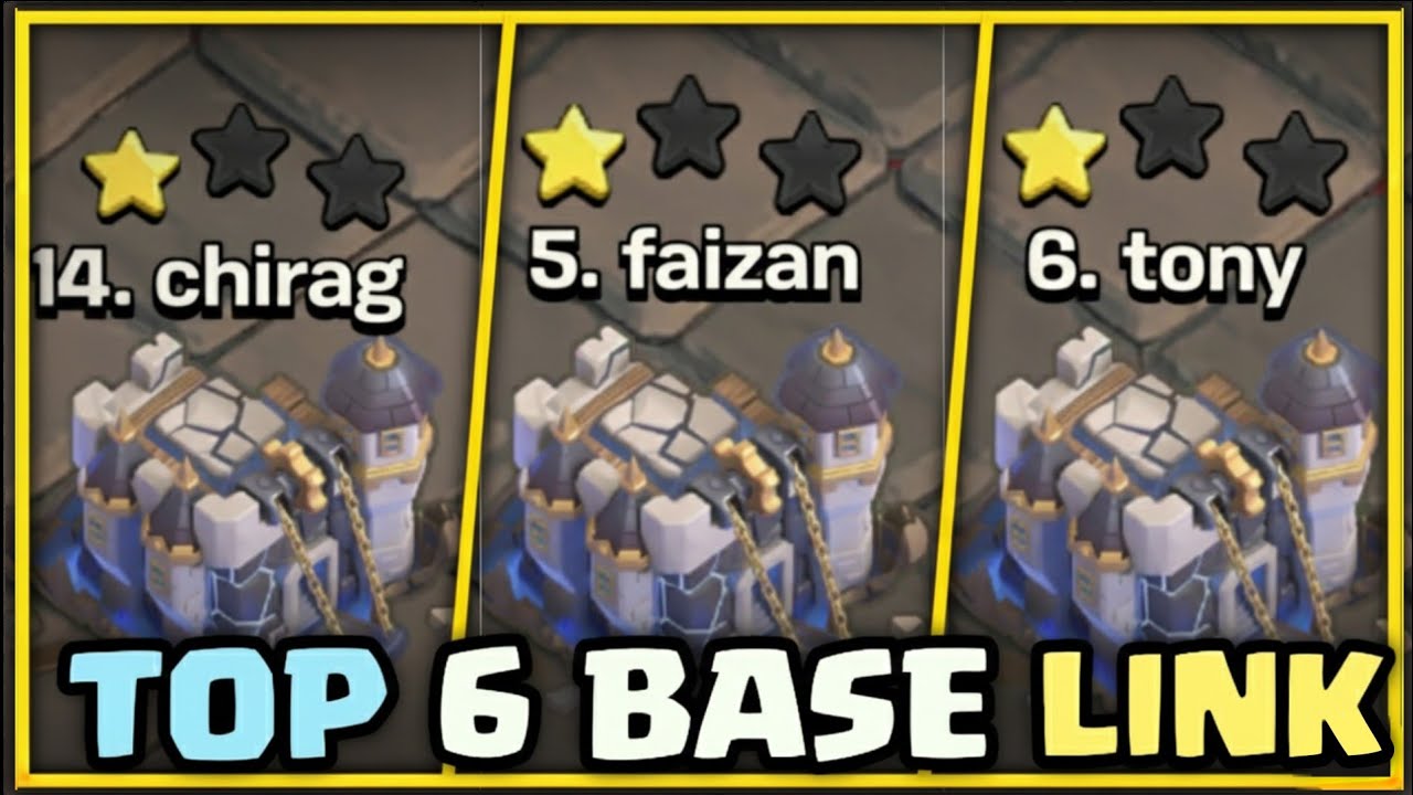Th18 Top 6 Bases Everyone Should Have ☠️ Link In Description | Th18 Base + Th18 War Base