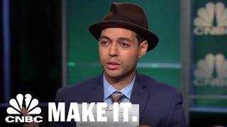 The American Dream: 'Shark Tank' Entrepreneur Weeps When He Gets A $100,000 Check | CNBC Make It.