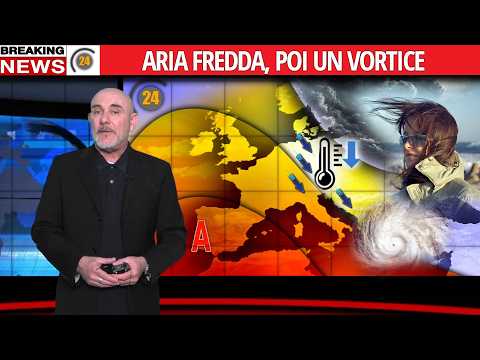 Video Meteo: cambia tutto, arriva prima aria fredda, poi anche un vortice. Gli effetti sull'Italia