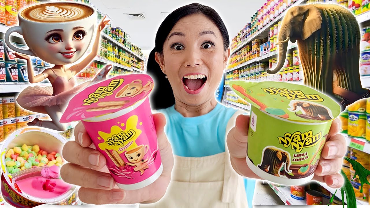WHOLESALE NYAM NYAM ANOMALI IN MINIMARKET ! CAPPUCCIN BALLERIN \u0026 LYRILE LARILA !