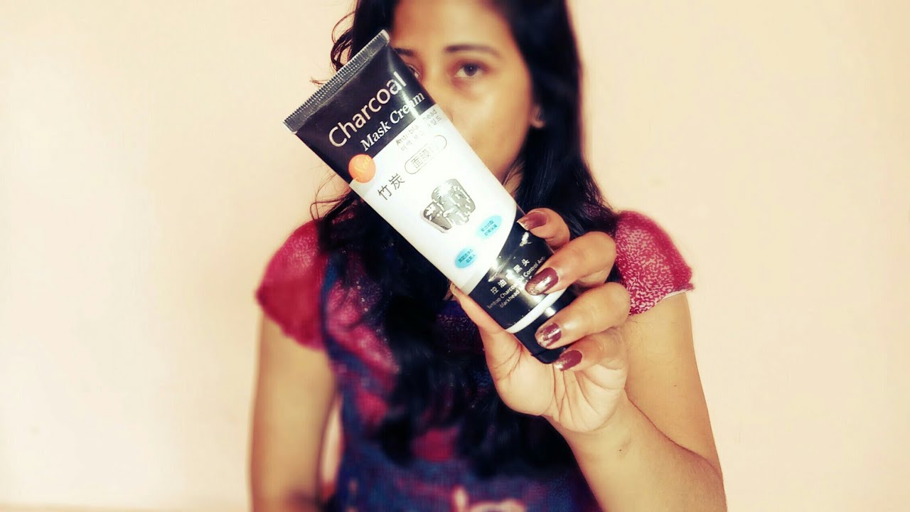 Charcoal Mask Cream Review in Hindi Anti Blackhead Charcoal Hair Remover Cream YouTube