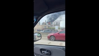 Massive fire after explosion at plant in Deer Park