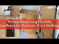 Produktbewertung FOUSAE Laufband für Zuhause, 5 in 1 Walking Pad, 12km/h Klappbar Laufband mit 9% St