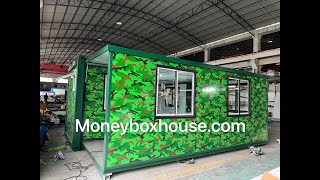 camouflage color container house