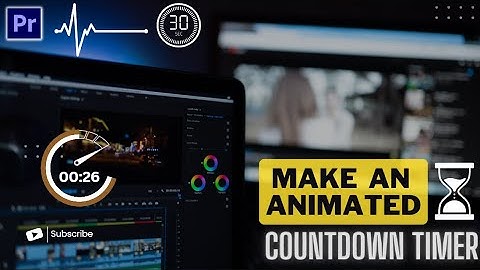 HOW TO CREATE AN ANIMATED COUNTDOWN TIMER IN PREMIERE PRO