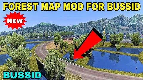 forest map mod for bussid | mod map bussid | mapas para bus simulator indonesia.