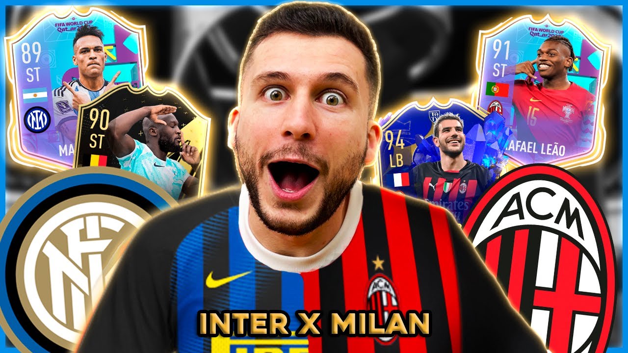MONTEI O CONFRONTO INTER X MILAN NO FIFA E JOGUEI A WL!! FIFA 23 - ULTIMATE TEAM