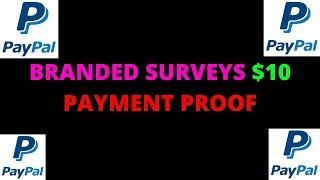 BRANDED SURVEYS $10 PAYMENT PROOF PLUS FREE GIFTS