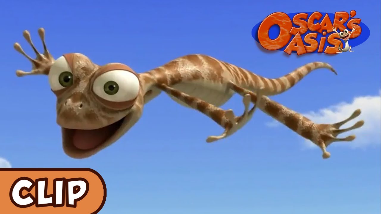 Oscar's Oasis - Airborn Lizard | HQ | Funny Cartoons - YouTube