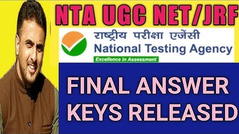 ugc net final answer keys 2022|nta released ugc net jrf final answer keys|@DrKuldeepSinghRawat|