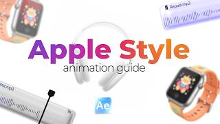 Apple Glass Animation In After effects