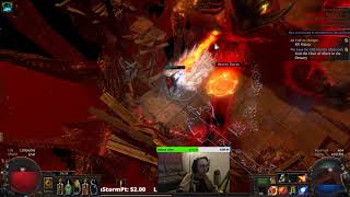 (MSSFHC)Scorching Cascade Kitava fight (act 10)