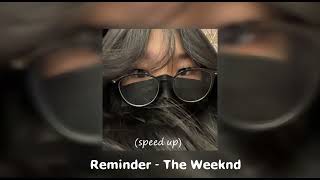 Reminder -The Weeknd (speed up) Resimi