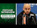 Derrick white im at my best when having fun  celtics vs heat game 5 postgame