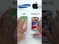 Samsung A56 vs iPhone 13🔥SpeedTest Comparison:🥀🔥#viralvideo #shorts