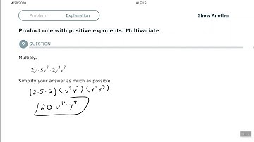 Product rule with positive exponents: Multivariate