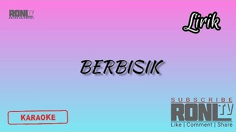 BERBISIK - PUTRI DA - TANPA VOKAL - VIDEO LIRIK Official