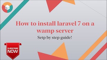 How to install laravel 7 on a wamp server