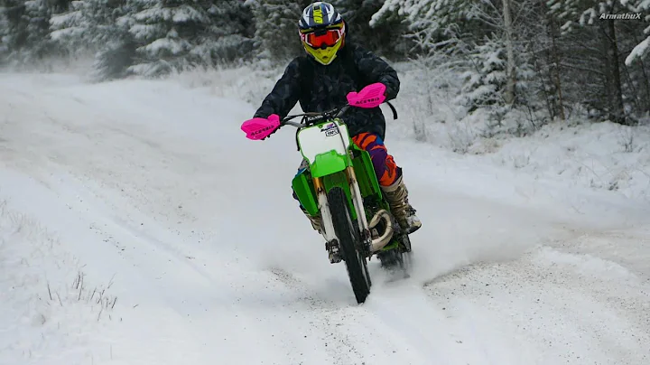 Kawasaki KX500 2-Stroke Incredible Winter Braaps Prt 2