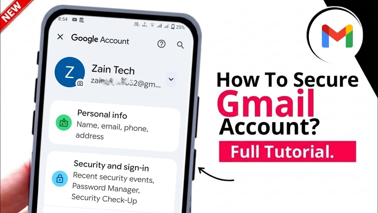 How to Secure Gmail Account | Gmail ID Secure Karne Ka Tarika - YouTube